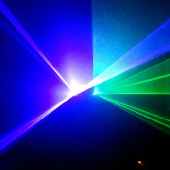 Aobolighting de Înaltă Calitate, de crăciun lumini laser 7CH laser light show proiector interior Albastru 450nm Verde 532nm fascicul de culoare efect