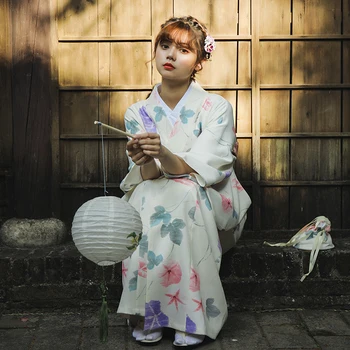 Femei Japonia Yukata în Stil Tradițional Kimono Japonez Clasic, Halat de baie Cosplay Purta Rochie Photopraphy