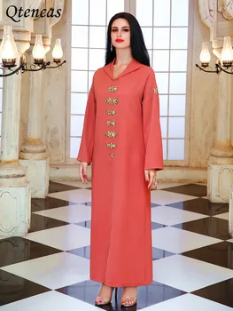 Caftan Arabi Abaya Dubai Caftan Marocan Musulman Moda Hijab Rochie de Abayas pentru Femei Islam Îmbrăcăminte Djellaba Femme Musulmanes