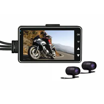 SE300 Motocicleta DVR Fata+Spate Bord Camera Motocicleta Dash Cam Recorder Video din Față Vedere din Spate rezistent la apa Motocicleta Camera