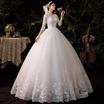 Rochie de mireasa 2021 nou temperament super nemuritor mireasa retro Chineză Hepburn rochie franceză de lumină simplă rochie de mireasa