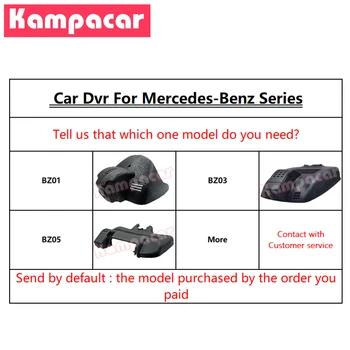 Kampacar BZ55-C Wifi DVR Auto Dash Cam Video Recorder Pentru Mercedes Benz 35 45 200 220 W177 CIA GLB X247 274mm 4K 2160P DashCam