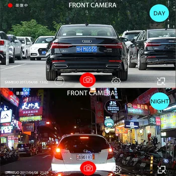 Sameuo Ascunse dash cam din față și din spate novatek auto dvr camera de 2 dashcam video recorder pentru Benz GLB Mare de Configurare 2019-2021
